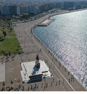 Θεσσαλονίκη παραλία drone